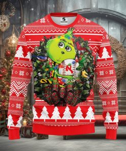 Philadelphia Phillies Grinch Hug Christmas Ugly Sweater