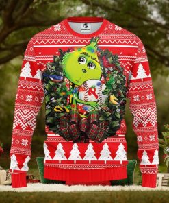 Philadelphia Phillies Grinch Hug Christmas Ugly Sweater