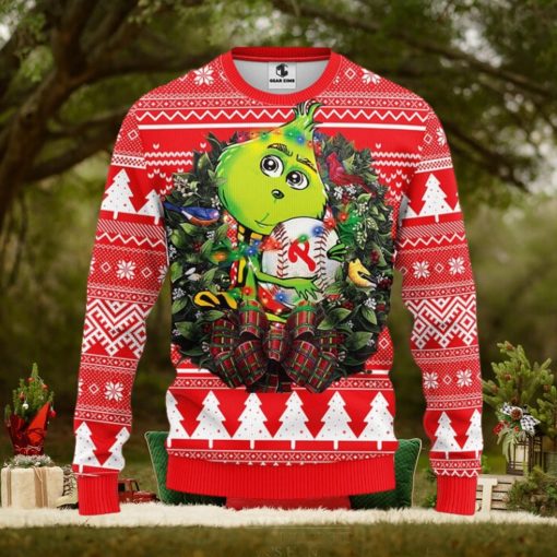 Philadelphia Phillies Grinch Hug Christmas Ugly Sweater