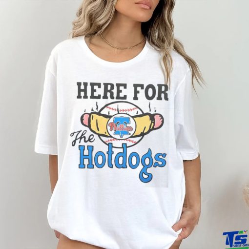 Philadelphia Phillies Here For The Hotdogs Retro Shirt