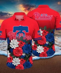 Philadelphia Phillies MLB Flower Hawaii Shirt And Thoodie, sweater, longsleeve, shirt v-neck, t-shirt For Fans