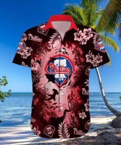 Philadelphia Phillies MLB Hammerhead Shark And Tropical Hawaiian Shirt