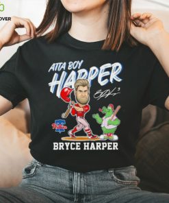 Philadelphia Phillies Mascot Atta Boy Harper Bryce Harper Signature Shirt