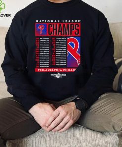 Philadelphia Phillies National League Champs 2022 Roster shirt