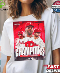 Philadelphia Phillies National League East Champions 2024 Poster Unisex T Shirt