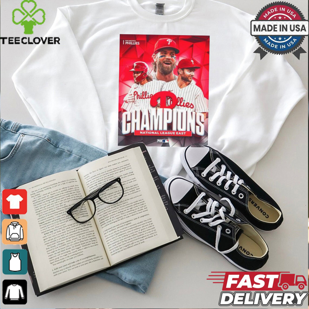 Philadelphia Phillies National League East Champions 2024 Poster Unisex T Shirt Philadelphia Phillies National League East Champions 2024 Poster Unisex T Shirt
