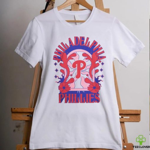 Philadelphia Phillies New Era White Ringer T Shirt