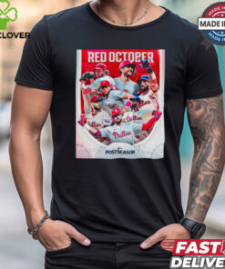 Philadelphia Phillies Red October 2024 NL East Division Champion Shirt