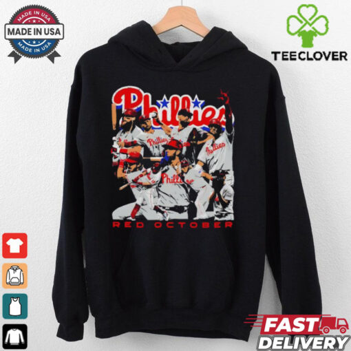 Philadelphia Phillies Red October starting line up hoodie, sweater, longsleeve, shirt v-neck, t-shirt