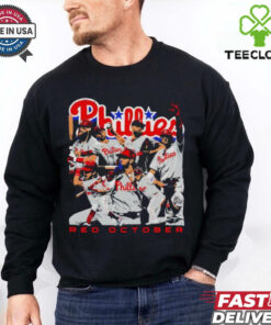 Philadelphia Phillies Red October starting line up hoodie, sweater, longsleeve, shirt v-neck, t-shirt