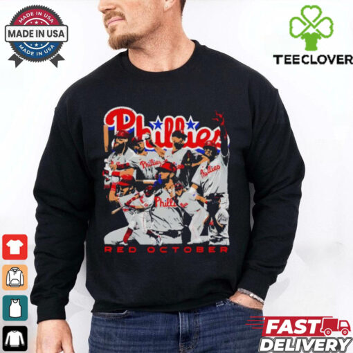 Philadelphia Phillies Red October starting line up hoodie, sweater, longsleeve, shirt v-neck, t-shirt