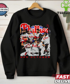 Philadelphia Phillies Red October starting line up hoodie, sweater, longsleeve, shirt v-neck, t-shirt