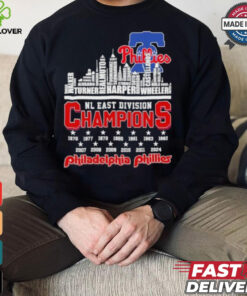 Philadelphia Phillies Skyline Players Name 2024 NL East Champions Shirt