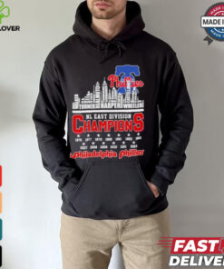 Philadelphia Phillies Skyline Players Name 2024 NL East Champions Shirt