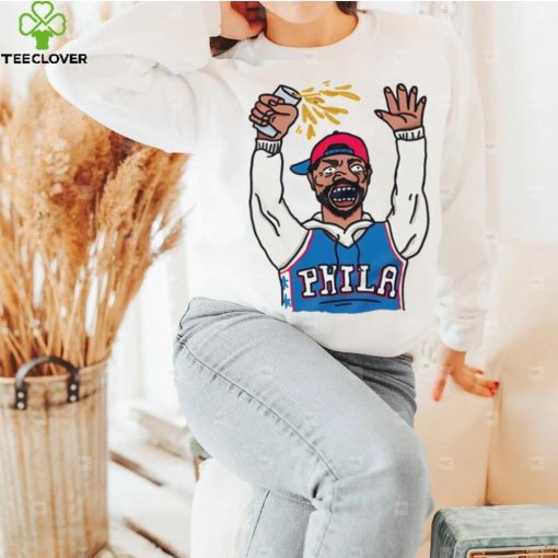 Philadelphia Phillies angry sixers fan caricature hoodie, sweater, longsleeve, shirt v-neck, t-shirt