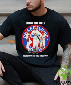 Philadelphia Phillies ring the bell the Phillies are first to 20 wins hoodie, sweater, longsleeve, shirt v-neck, t-shirt