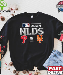 Philadelphia Phillies vs New York Mets 2024 MLB NLDS Matchup Set Logo T Shirt