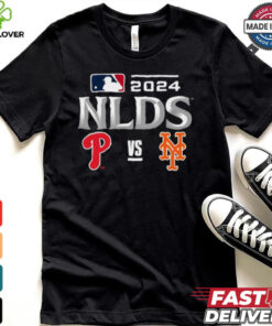 Philadelphia Phillies vs New York Mets 2024 MLB NLDS Matchup Set Logo T Shirt