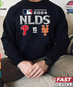 Philadelphia Phillies vs New York Mets 2024 MLB NLDS Matchup Set Logo T Shirt