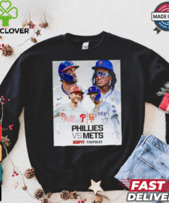 Philadelphia Phillies vs. New York Mets 2024 Sunday Night Baseball Shirt