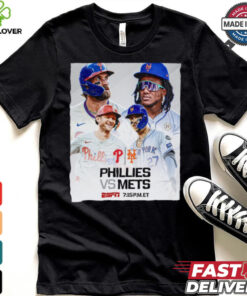 Philadelphia Phillies vs. New York Mets 2024 Sunday Night Baseball Shirt