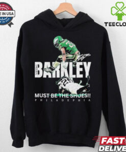 Philadelphia Saquon Barkley The Reverse Hurdle Must Be The Shoes Shirt