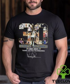 Philadelphia Sixers 30 George Mcginnis 1950 2023 Signature shirt