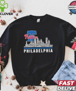 Philadelphia Skyline 2024 Philadelphia Phillies Players Name Shirt