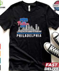 Philadelphia Skyline 2024 Philadelphia Phillies Players Name Shirt
