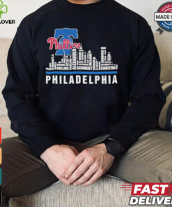 Philadelphia Skyline 2024 Philadelphia Phillies Players Name Shirt