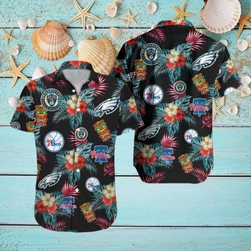 Philadelphia Sport Teams Hawaiian Shirt Sport Teams Summer Holiday