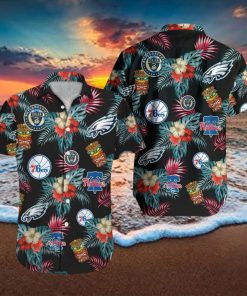 Philadelphia Sport Teams Hawaiian Shirt Sport Teams Summer Holiday