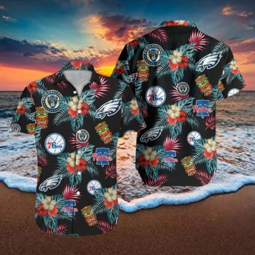 Philadelphia Sport Teams Hawaiian Shirt Sport Teams Summer Holiday