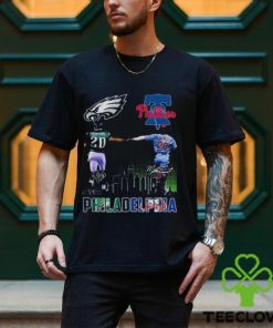 Philadelphia Sports Skyline Brian Dawkins And Mike Schmidt’s Signatures shirt
