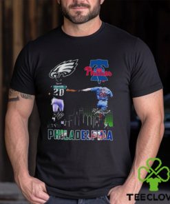 Philadelphia Sports Skyline Brian Dawkins And Mike Schmidt’s Signatures shirt
