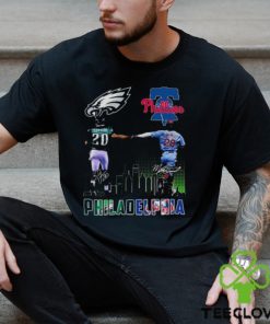 Philadelphia Sports Skyline Brian Dawkins And Mike Schmidt’s Signatures shirt