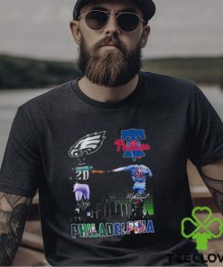 Philadelphia Sports Skyline Brian Dawkins And Mike Schmidt’s Signatures shirt