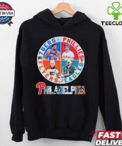 Philadelphia Sports Teams Logo And Players Signatures Shirt