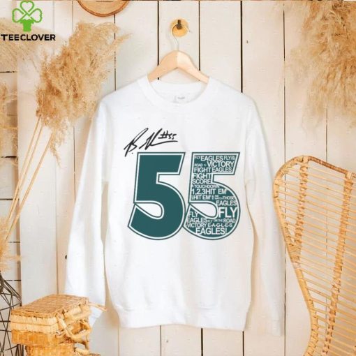 Philadelphia eagles radiothon 55 signature t hoodie, sweater, longsleeve, shirt v-neck, t-shirt