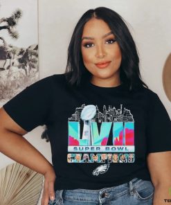 Philadelphia eagles team super bowl lviI 2023 sb champions shirt