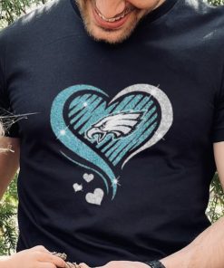 Philadephia Eagles heart love diamond shirt