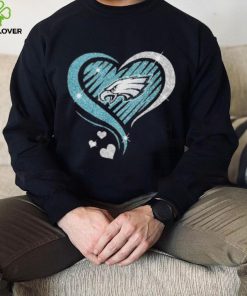 Philadephia Eagles heart love diamond hoodie, sweater, longsleeve, shirt v-neck, t-shirt