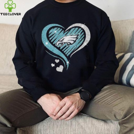 Philadephia Eagles heart love diamond hoodie, sweater, longsleeve, shirt v-neck, t-shirt