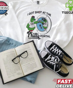 Phillie Phanatic Philadelphia Phillies I got shot at the Philly portal shirt 3 Phillie Phanatic Philadelphia Phillies I got shot at the Philly portal shirt