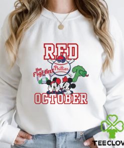 Phillies Red October Mickey Mouse shirt