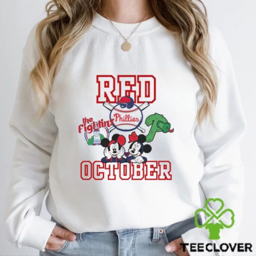 Phillies Red October Mickey Mouse shirt