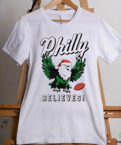 Philly Football Santa Hat Believes Shirt