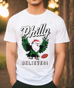 Philly Football Santa Hat Believes Shirt