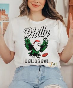 Philly Football Santa Hat Believes Shirt