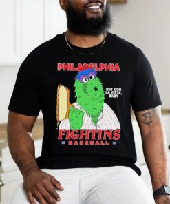 Philly Phanatic hot dog vista baby Fighting Baseball Shirt